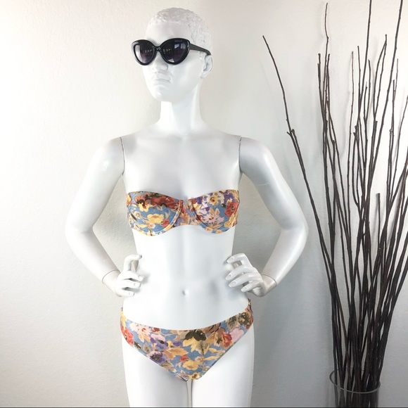 Chelsea & Violet | Floral Strapless Bikini - Picture 9 of 9
